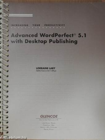 Advanced WordPerfect 5.1 with Desktop Publishing - Floppy-val