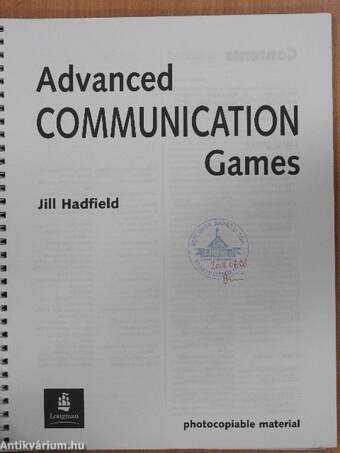 Advanced Communication Games