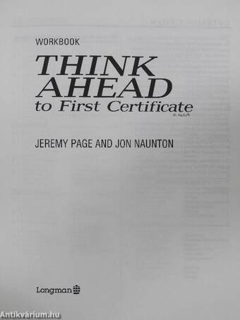 Think Ahead to First Certificate - Workbook