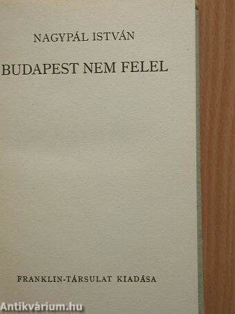 Budapest nem felel