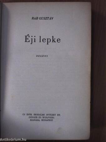 Éji lepke