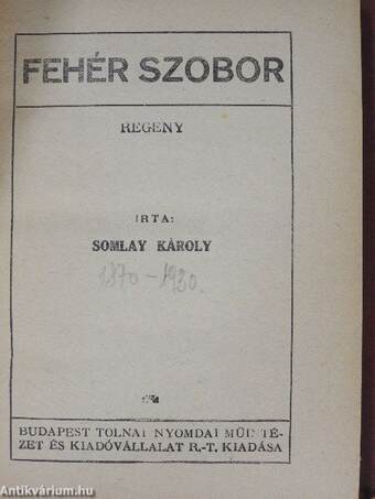 Fehér szobor