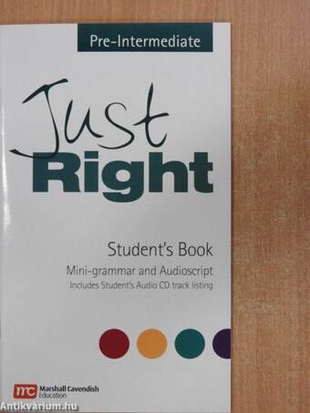 Just Right - Pre-Intermediate - Student's Book - CD-vel