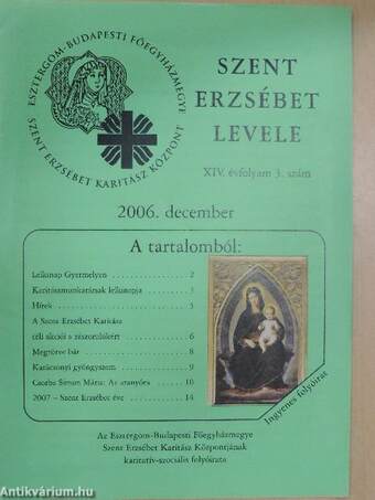 Szent Erzsébet levele 2006. december