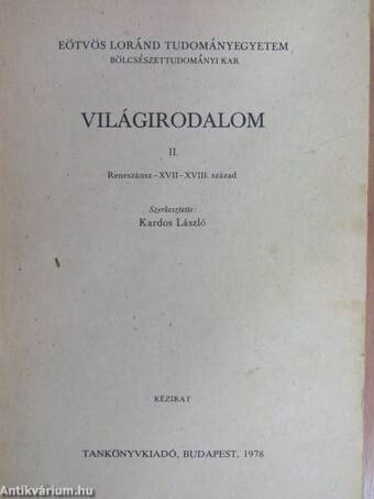 Világirodalom II.