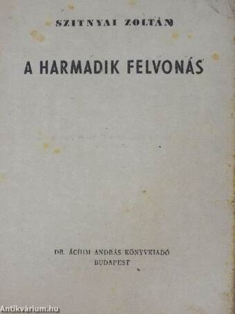 A harmadik felvonás