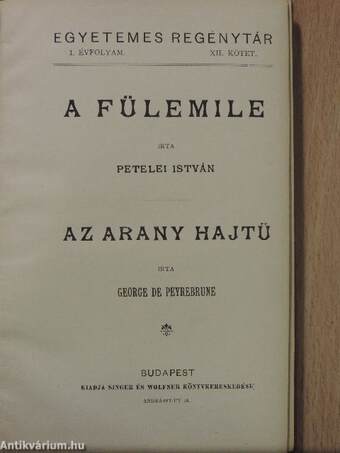 A fülemile/Az arany hajtü