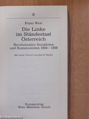 Die Linke im Ständestaat Österreich