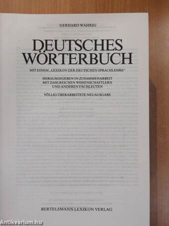 Wahrig Deutsches Wörterbuch