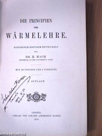 Die Principien der Wärmelehre