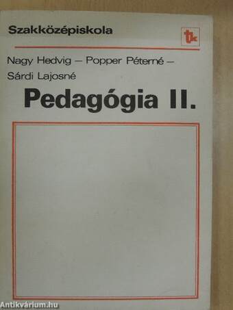 Pedagógia II.