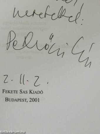 Legenda, változatlan (dedikált példány)