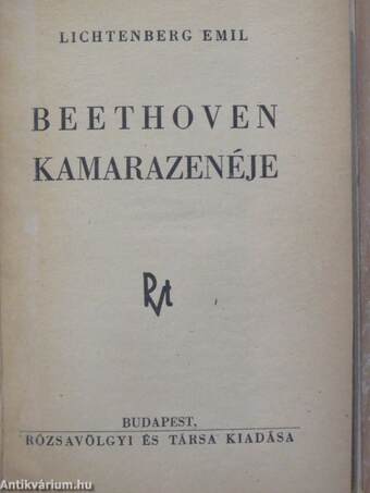 Beethoven kamarazenéje