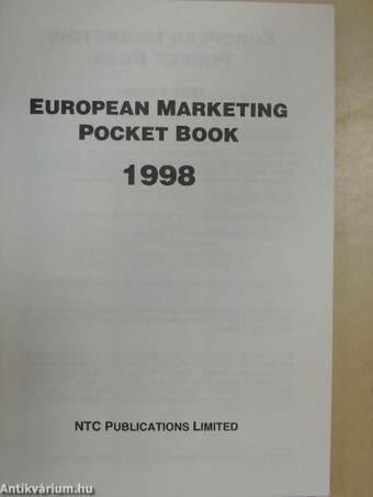 European Marketing Pocket Book 1998