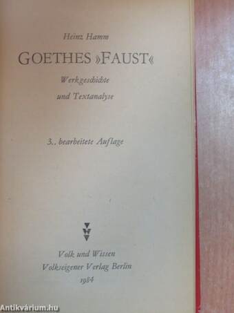 Goethes Faust