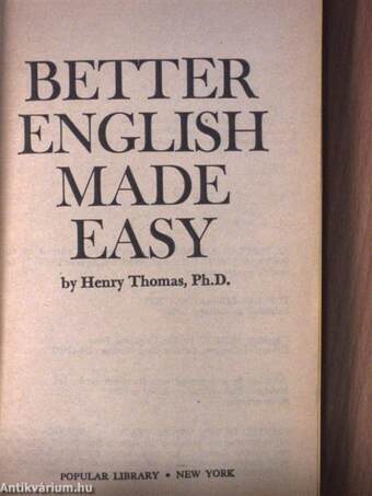 Better English Made Easy