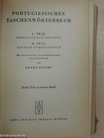 Portugiesisches Taschenwörterbuch