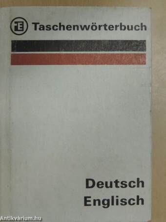 Taschenwörterbuch Deutsch-Englisch