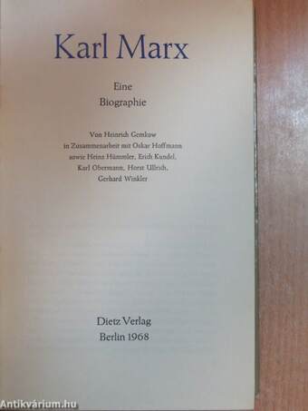 Karl Marx - Eine Biographie