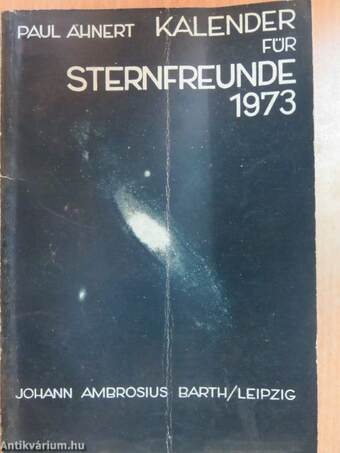 Kalender für Sternfreunde 1973
