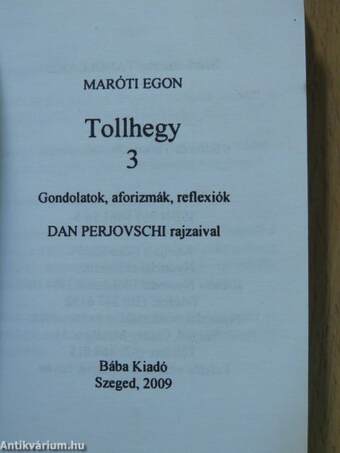 Tollhegy 3. (minikönyv)