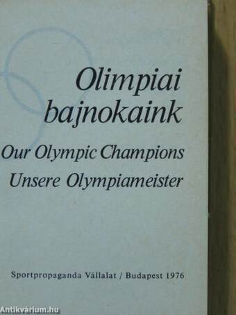 Olimpiai bajnokaink (minikönyv) (számozott)