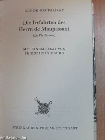 Die Irrfahrten des Herrn de Maupassant