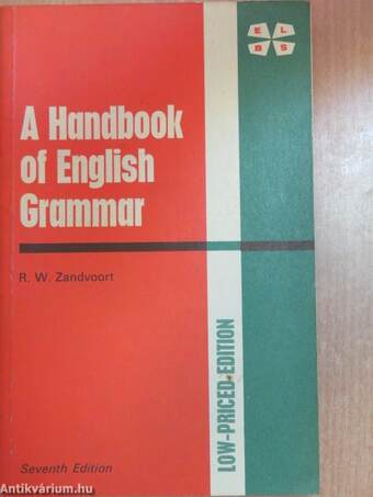 A Handbook of English Grammar