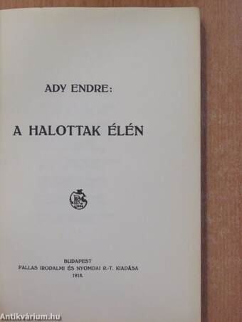 A halottak élén