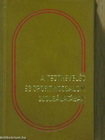 25 év a testnevelési és sportmozgalom szolgálatában (minikönyv) (számozott)