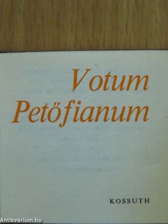 Votum Petőfianum (minikönyv)