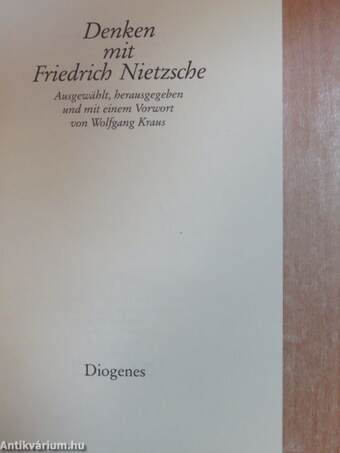 Denken mit Friedrich Nietzsche