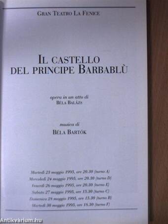 Erwartung/Il castello del principe Barbablú