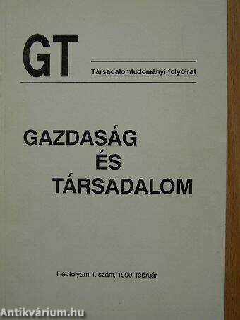 Gazdaság és Társadalom 1990. február