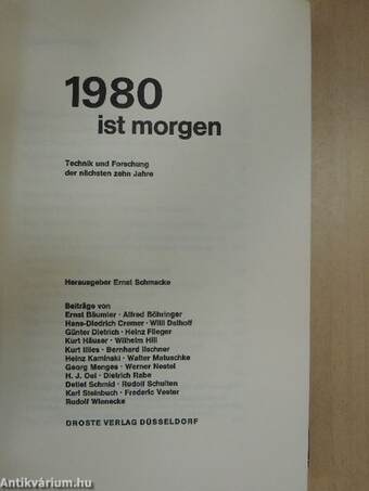 1980 ist morgen