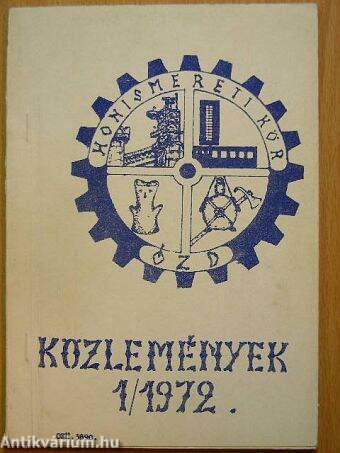 Közlemények 1/1972.