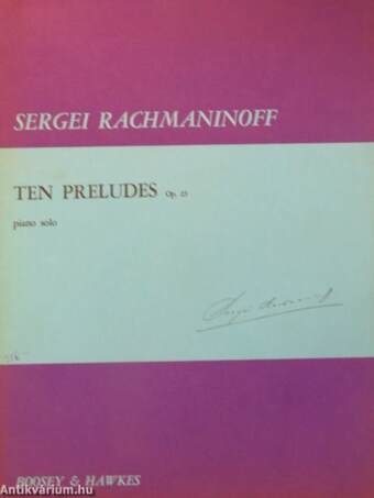 Dix Preludes/Ten Preludes Op. 23.