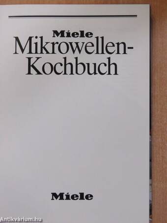 Miele Mikrowellen-Kochbuch