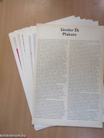 Sándor Ék Plakate