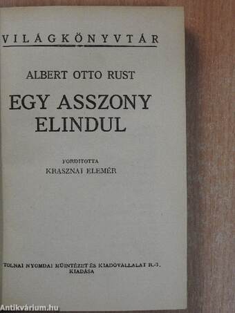 Egy asszony elindul