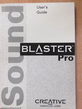 Sound Blaster Pro User's Guide