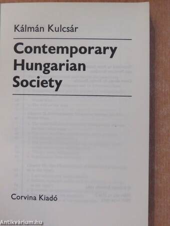 Contemporary Hungarian Society