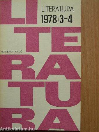Literatura 1978/3-4.