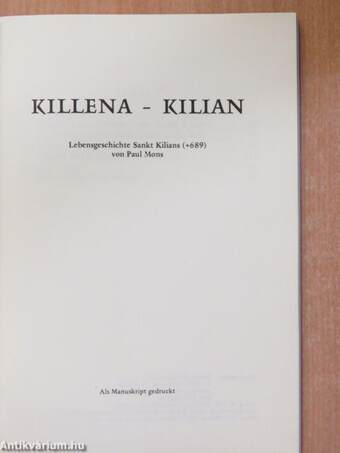 Killena - Kilian