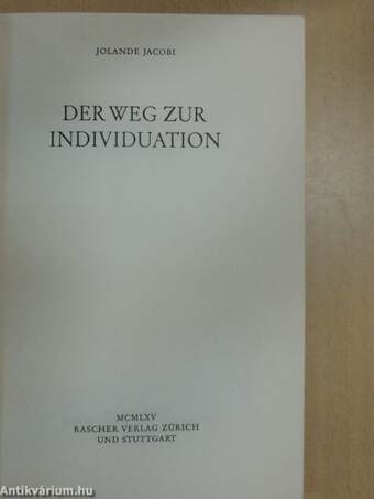 Der weg zur Individuation