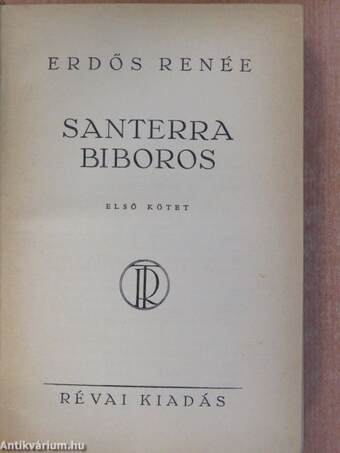 Santerra biboros I-II. (aláírt példány)