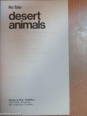 Desert animals