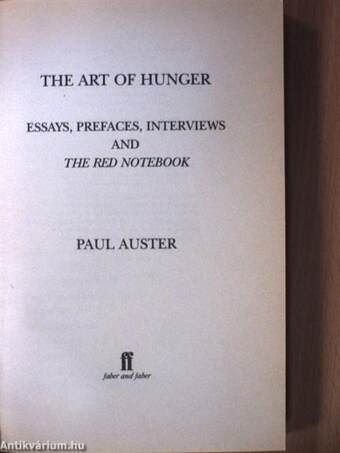 The Art of Hunger