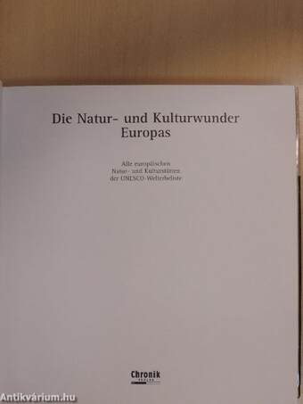 Die Natur- und Kulturwunder Europas