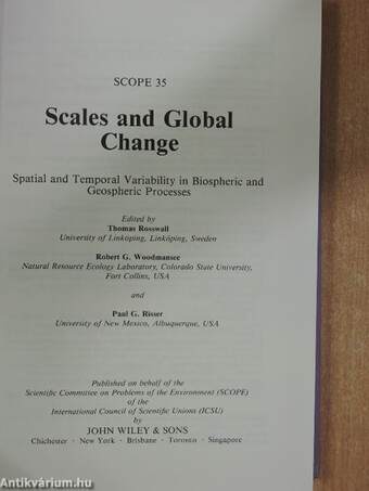 Scales and Global Change